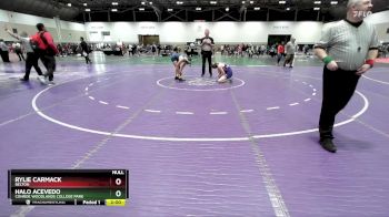 130 lbs Champ. Round 1 - Rylie Carmack, Belton vs Halo Acevedo, Conroe Woodlands College Park