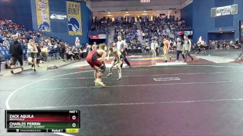 150 lbs Champ. Round 2 - Charles Perrin, Delaware Military Academy vs Zack Aquila, Brecksville