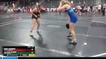 138 lbs Cons. Round 2 - Alayna Slifer, Team Kansas vs Zoey Barber, Team Nebraska