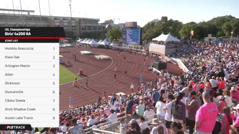High School Girls' 4x200m Relay 6A, Finals 1
