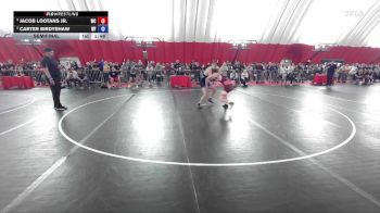 150 lbs Semifinal - Jacob Lootans Jr., Weigh-in Club vs Carter Birdyshaw, Wrestling Factory