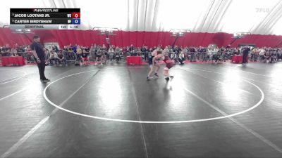 150 lbs Semifinal - Jacob Lootans Jr., Weigh-in Club vs Carter Birdyshaw, Wrestling Factory