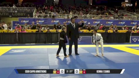 Eden Capri Armstrong vs Kenna E Camia 2026 Pan Kids Jiu-Jitsu IBJJF Championship
