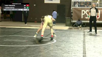 141 lbs 5th Place - Rich Treanor, Army West Point vs Justin Hoyle, Hofstra