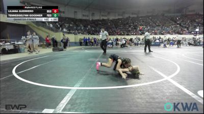 58 lbs Quarterfinal - Liliana Guerrero, Brushy Wrestling Club vs Tennesselynn Goodner, Prodigy Elite Wrestling