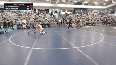 120 lbs 3rd Place Match - Wyatt Carnrite, Poway RTC vs David McClurg, Granite Wrestling Club