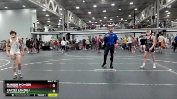 98 lbs Round 6 (8 Team) - Mangus Monger, TNWC White vs Carter Lanzilli, U2 Upstate Uprising