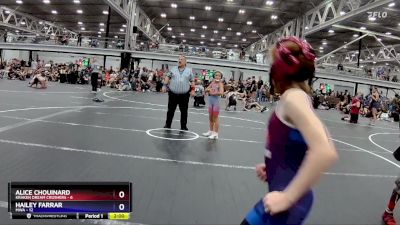 70 lbs Round 4 (8 Team) - Alice Chouinard, Kraken Dream Crushers vs Hailey Farrar, MWA