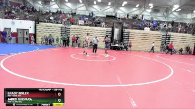 129-142 lbs Round 1 - Brady Bixler, Red Hawk WA vs Jared Guevara, Whiteland WC