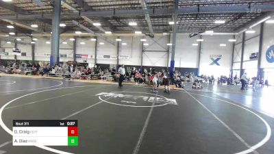 Rr Rnd 2 - David Craig, Cottage Grove WC vs Abraham Diaz, Madera WC