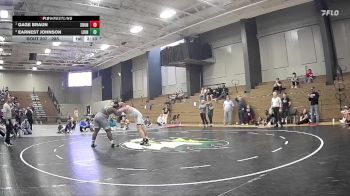 285 lbs 1st Place Match - Gage Braun, Southeastern University vs Earnest Johnson, Life University