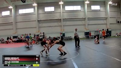 105 lbs Round 7 (8 Team) - Aiden Hensley, The Wrestling Mill vs Myles Hoover, OMP