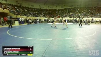 5A-175 lbs Champ. Round 1 - Cameron Braswell, Claremore vs Spencer Davidson, El Reno