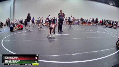 40 lbs Placement (4 Team) - Boone Moseley, Bison Takedown vs Kohen Morris, Georgia United Blue