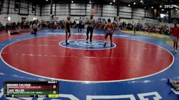 85 lbs Round 1 (6 Team) - Genaro Calvani, SHENANDOAH VALLEY WRESTLING CLUB vs Luke Miller, GREAT BRIDGE WRESTLING CLUB - GREEN