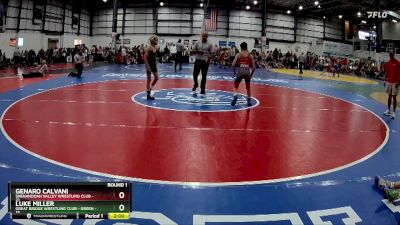 85 lbs Round 1 (6 Team) - Genaro Calvani, SHENANDOAH VALLEY WRESTLING CLUB vs Luke Miller, GREAT BRIDGE WRESTLING CLUB - GREEN