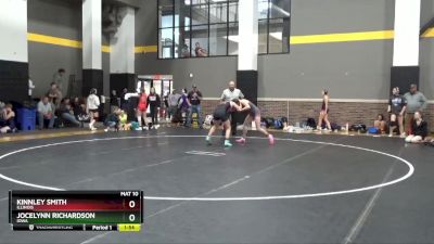 130 lbs Quarterfinal - Jocelynn Richardson, Iowa vs Kinnley Smith, Illinois