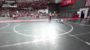 60 lbs Quarterfinal - Theodore Folkens, Maverick Training Center vs Gunner Schultz, Gillett/Suring
