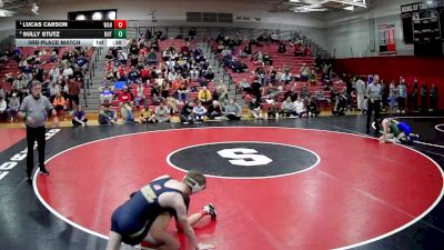 121 lbs 3rd Place Match - Sully Stutz, Butler vs Lucas Carson, West Allegheny Hs