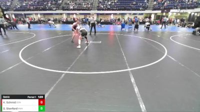 7th - 8th grade - 123 Semis - Keaton Schmid, DC Elite Wrestling vs Grant Stanford, Moen Wrestling Academy