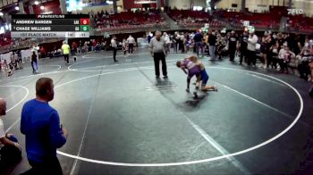 80 lbs 1st Place Match - Andrew Bargen, Lakeview vs Chase Williams, GI Grapplers