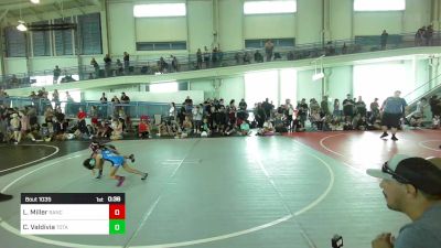 46 lbs Semifinal - Lilah Miller, Rancho Bernardo WC vs Christian Valdivia, Total Kaos WC