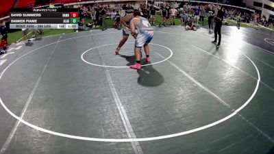 285 lbs Champ. Round 1 - David Summers, Hawaii vs Damien Fiame, Alaska
