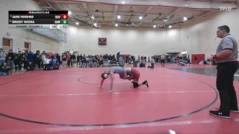 157 lbs Champ. Round 3 - Brody Wiora, Canyon View vs Jake Hughes, Beaver
