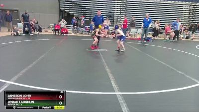 64 lbs Round 1 (4 Team) - Jameson Lohr, Williamsburg WC vs Josiah Laughlin, Reaper WC