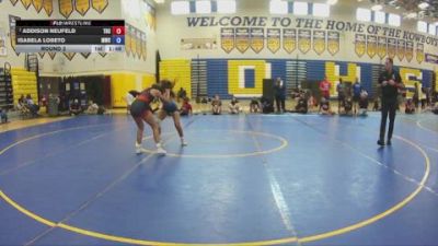 100 lbs Round 2 - Addison Neufeld, Daughters Of Zion vs Isabela Lobeto, M80 Wrestling Club