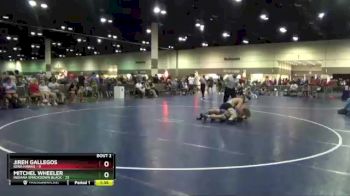 152 lbs Round 1 (6 Team) - Jireh Gallegos, Iowa Hawks vs Mitchel Wheeler, Indiana Smackdown Black