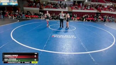 138 lbs Round 1 (8 Team) - Andrea Perez, Canyon Randall vs Kas Stevens, Fort Worth Benbrook