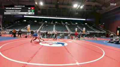 4A-285 lbs Semifinal - Kingston Hanson, Thunder Basin vs Jamison Bade, Laramie