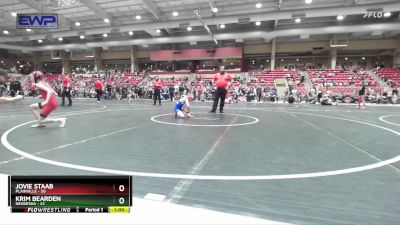 80 lbs Round 1 - Jovie Staab, Plainville vs Krim Bearden, Neodesha