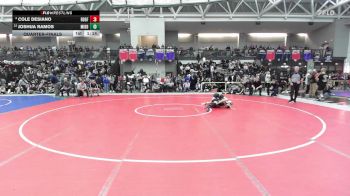106 lbs Quarterfinal - Cole Desiano, Ridgefield vs Joshua Ramos, Middletown