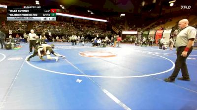 120 Class 4 lbs Quarterfinal - Riley Sumner, Lafayette (Wildwood) vs Kamdon Vonholten, Raymore-Peculiar