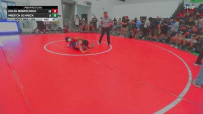 126 lbs Cons. Round 4 - Nolan Montelongo, Braveheart WC vs Preston Schreck, Lab Academy