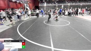 61 lbs Semifinal - Jett Elliott, Casper WC vs Gino Amorosa, Black Fox Wr Ac