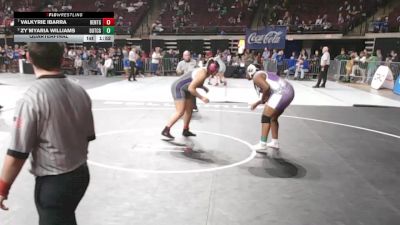 G 235 lbs Quarterfinal - Valkyrie Ibarra, Benton Girls vs Zy`myaria Williams, Dutchtown Girls