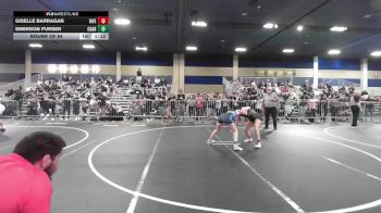 116 lbs Round Of 64 - Giselle Barragan, Riverside Rascal vs Emerson Purser, Charger WC