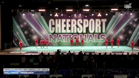 Full Force - Vengeance [2026 L3 Junior - D2 - Small - B Day 2] 2026 CHEERSPORT National All Star Cheerleading Championship