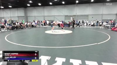 150 lbs Placement Matches (8 Team) - Wyatt Hoppes, Indiana vs Tege Kelley, Utah