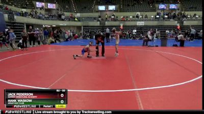 55 lbs Cons. Semi - Hank Waskow, Jesup Mat Club vs Jack Pederson, Summit Wrestling Academy