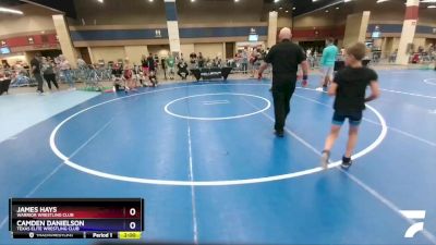 77 lbs Round 3 - James Hays, Warrior Wrestling Club vs Camden Danielson, Texas Elite Wrestling Club