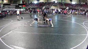 65 lbs Champ. Round 2 - Landyn Mazzulla, Hawks Wrestling Club (Lincoln) - Girls vs Isabella Mafnas, 2TG (Girls)