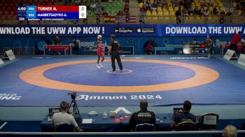 46 kg Qualif. - Morgan Turner, United States vs Akak Mambetsadykova, Kyrgyzstan