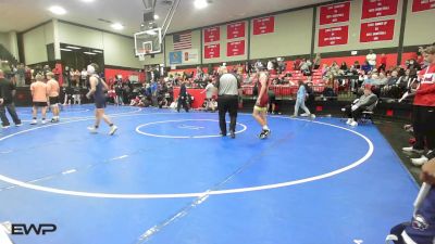 112 lbs Semifinal - Tripp Martin, Dewar HS Boys vs Bentyn Snead, Bartlesville