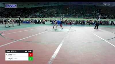 143 lbs Consi Of 32 #2 - Adrian Cobb, Bixby vs Logan Begley, Chandler Junior High