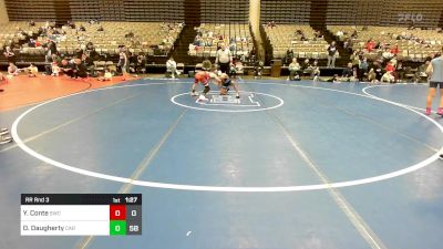 89 lbs Rr Rnd 3 - Yusuf Conte, Seagull Wrestling Club vs Dylan Daugherty, Cali Red