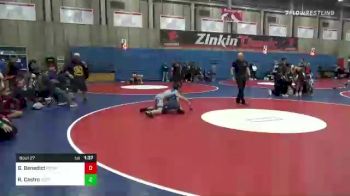 121 lbs Round Of 32 - Gunner Benedict, Redwood vs RayVaun Castro, Sutter